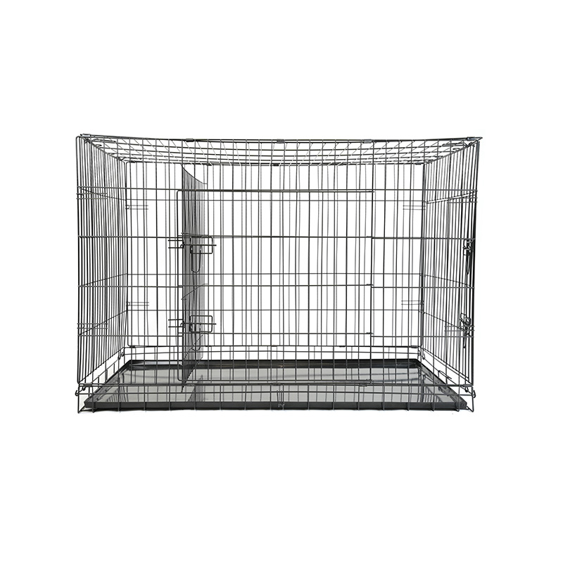 Caisse portative pliable pour chien en métal DH016-5