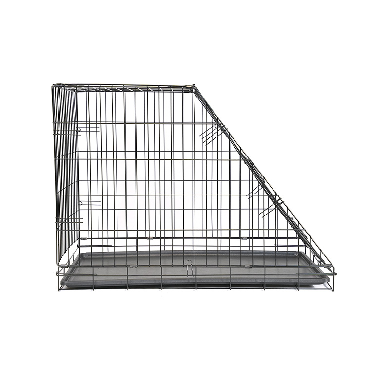 DH016XM-3 Cages pour chiens en métal inclinées pour animaux de compagnie de 36 pouces