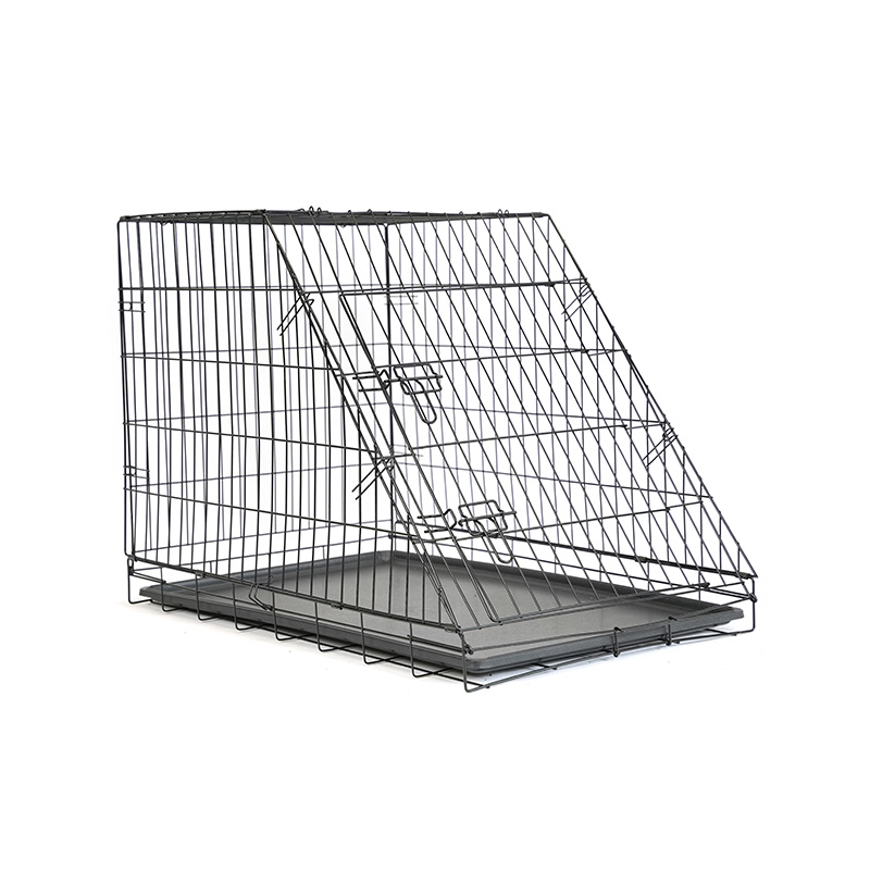 DH016XM-3 Cages pour chiens en métal inclinées pour animaux de compagnie de 36 pouces