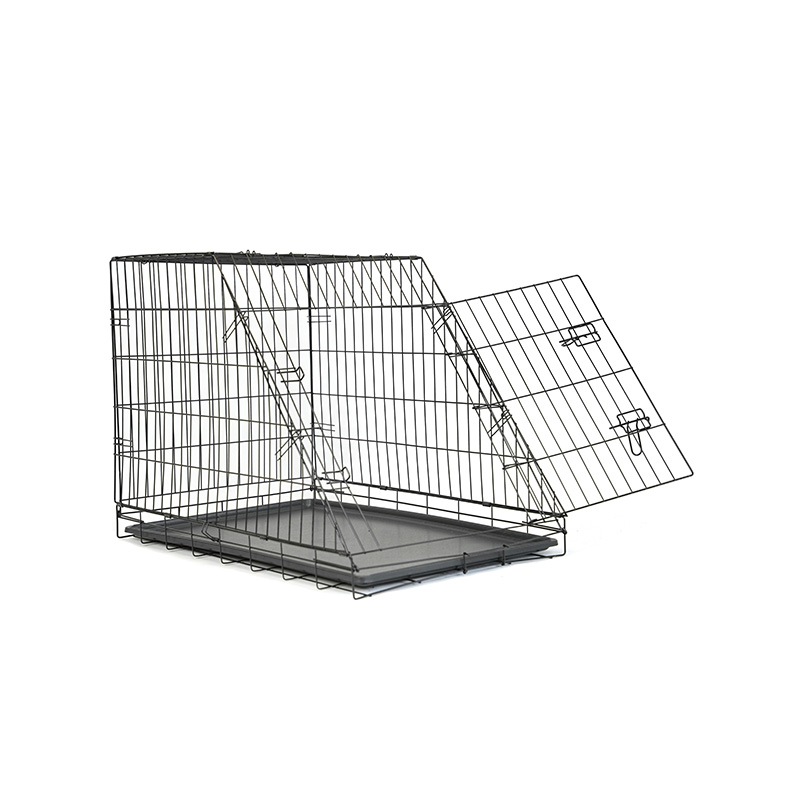 DH016XM-3 Cages pour chiens en métal inclinées pour animaux de compagnie de 36 pouces