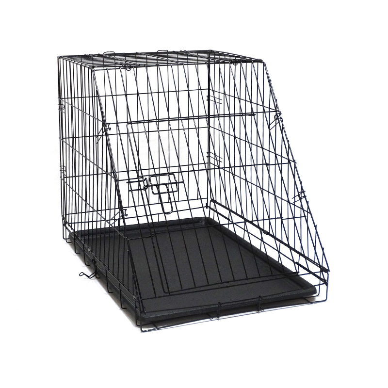 DH016XM-2 Cage inclinée pour chiens avant de cage pour animaux de compagnie de 30 pouces