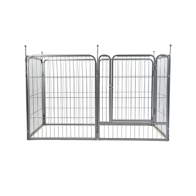 DH093-0 Clôture extérieure pour chien avec parc pour animaux de compagnie robuste à 6 panneaux