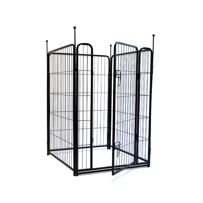 Parc pliable extérieur en métal pour chien de compagnie 68*101*8 avec portes