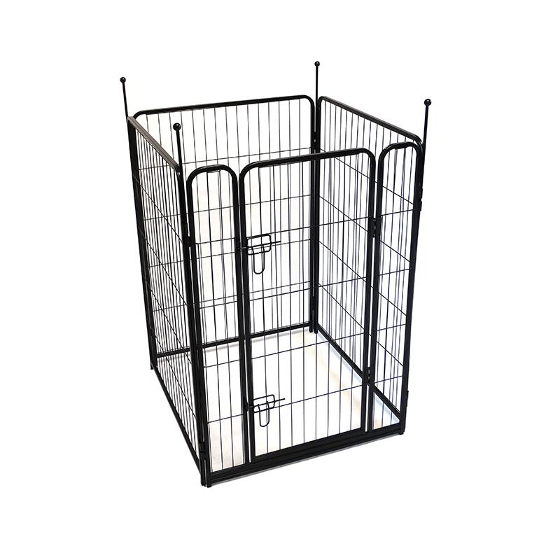 Parc pliable extérieur en métal pour chien de compagnie 68*101*8 avec portes