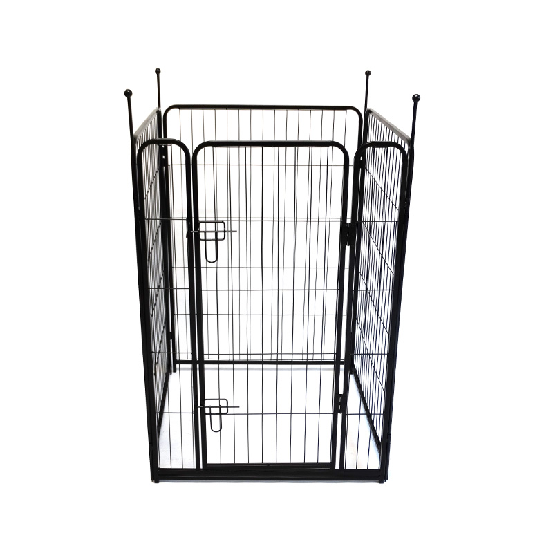 Parc pliable extérieur en métal pour chien de compagnie 68*101*8 avec portes